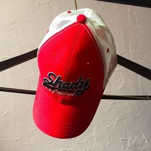 Shady Original Eminem Red + White baseball cap snapback Authentic Merch Vintage